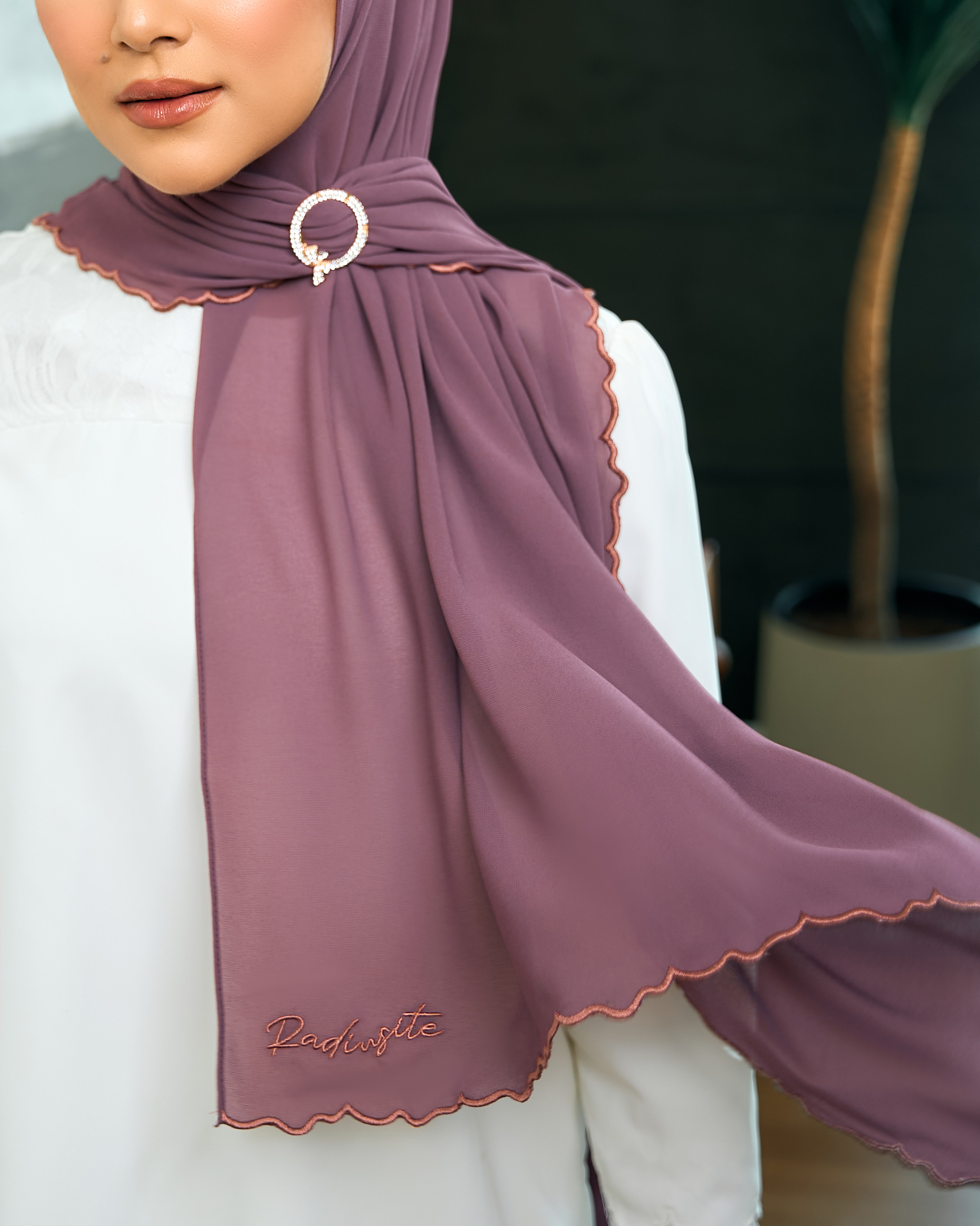Erika Embroidered Shawl